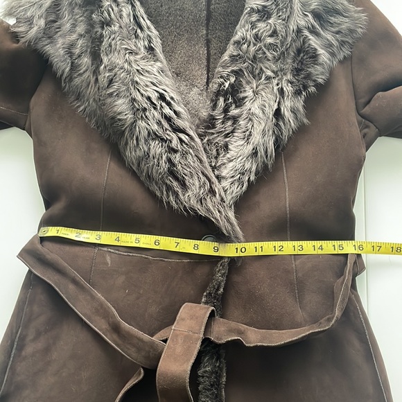 Genuine shearling coat - Picture 4 of 10